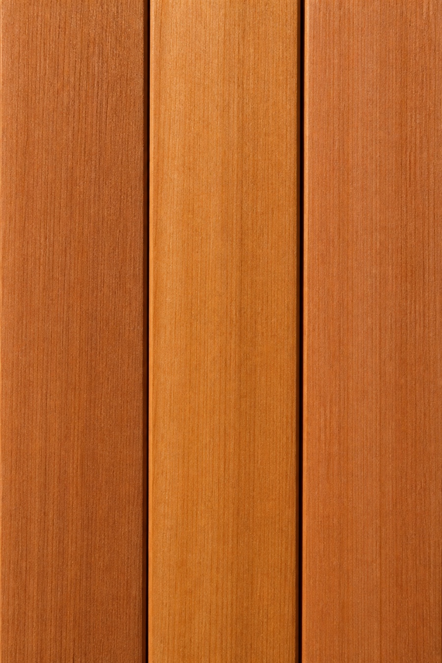 Western red cedar sauna board surface